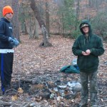 DCIM100SPORT Joseph Harty and Joe Lee at camp the first night