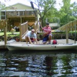 IMG00020-20100814-1448 Josh Rivenbark and Matt Rabalais headed out on Moores Creek