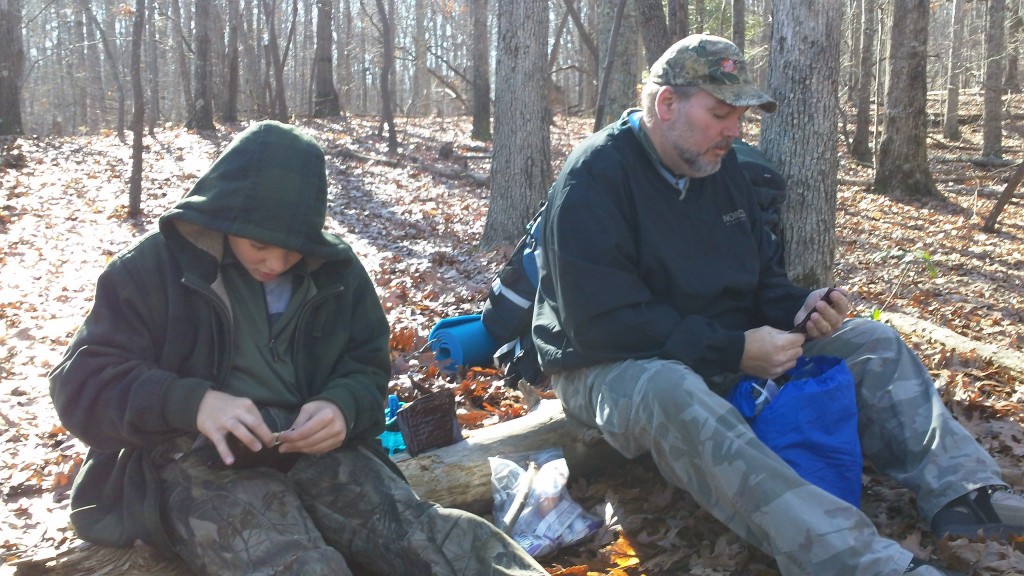 Father and son backpacking adventures