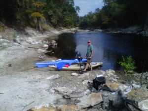 Lunch along the Suwannee River