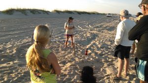 Mandy teaching sea turtle class